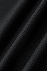 El Baron Contrast Trim Men's Performance Polo - Black