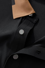 El Baron Contrast Trim Men's Performance Polo - Black