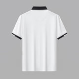Contrast Trim Performance Polo - El Baron WHITE