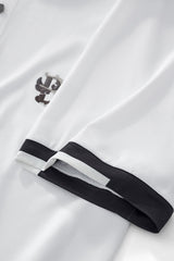 Contrast Trim Performance Polo - El Baron WHITE