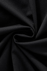 El Baron Perforated Collar Men's Performance Polo - Black/Silver