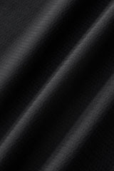 El Baron Men's Zip Placket Performance Polo - Black