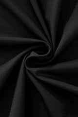El Baron Men's Zip Placket Performance Polo - Black