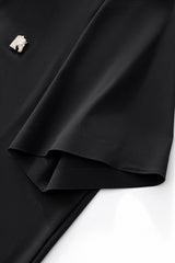 El Baron Men's Zip Placket Performance Polo - Black
