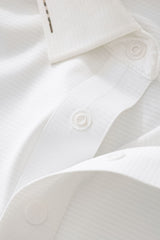 Contrast Trim Detail Polo – El Baron WHITE