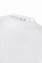 Contrast Trim Detail Polo – El Baron WHITE