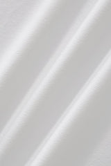 Stripe Collar Performance Polo – El Baron WHITE