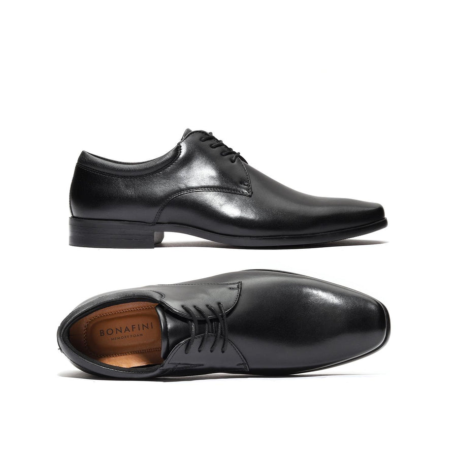 Men's Laceup Derby Black Shoes | C-159