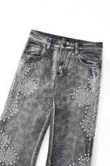 Sanctum Cross Denim Pant – Century Penthouse GREY