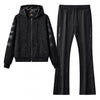 Midnight Roar Sweatsuit - CENTURY PENTHOUSE - BLACK