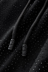 Radiant Grid Stone Short set – Century Penthouse BLACK/BLACK