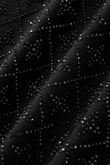 Radiant Grid Stone Short set – Century Penthouse BLACK/BLACK