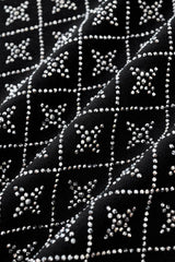 Radiant Grid Stone Short set – Century Penthouse BLACK/SILVER