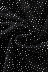 Radiant Grid Stone Short set – Century Penthouse BLACK/SILVER