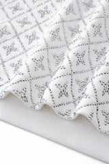 Radiant Grid Stone Short set – Century Penthouse WHITE/SILVER