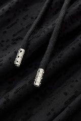 Sanctum Cross Short Set – Century Penthouse BLACK/SILVER