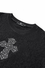 Sanctum Cross Short Set – Century Penthouse BLACK/SILVER