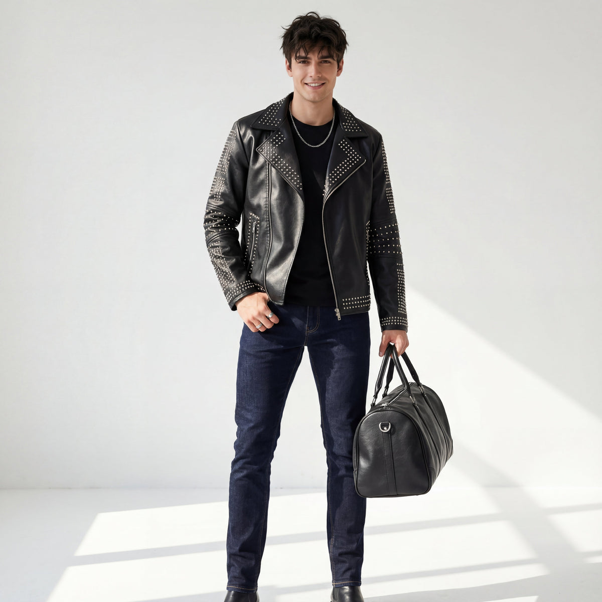 Century Penthouse Rock Rebellion Men's Jacket - Black