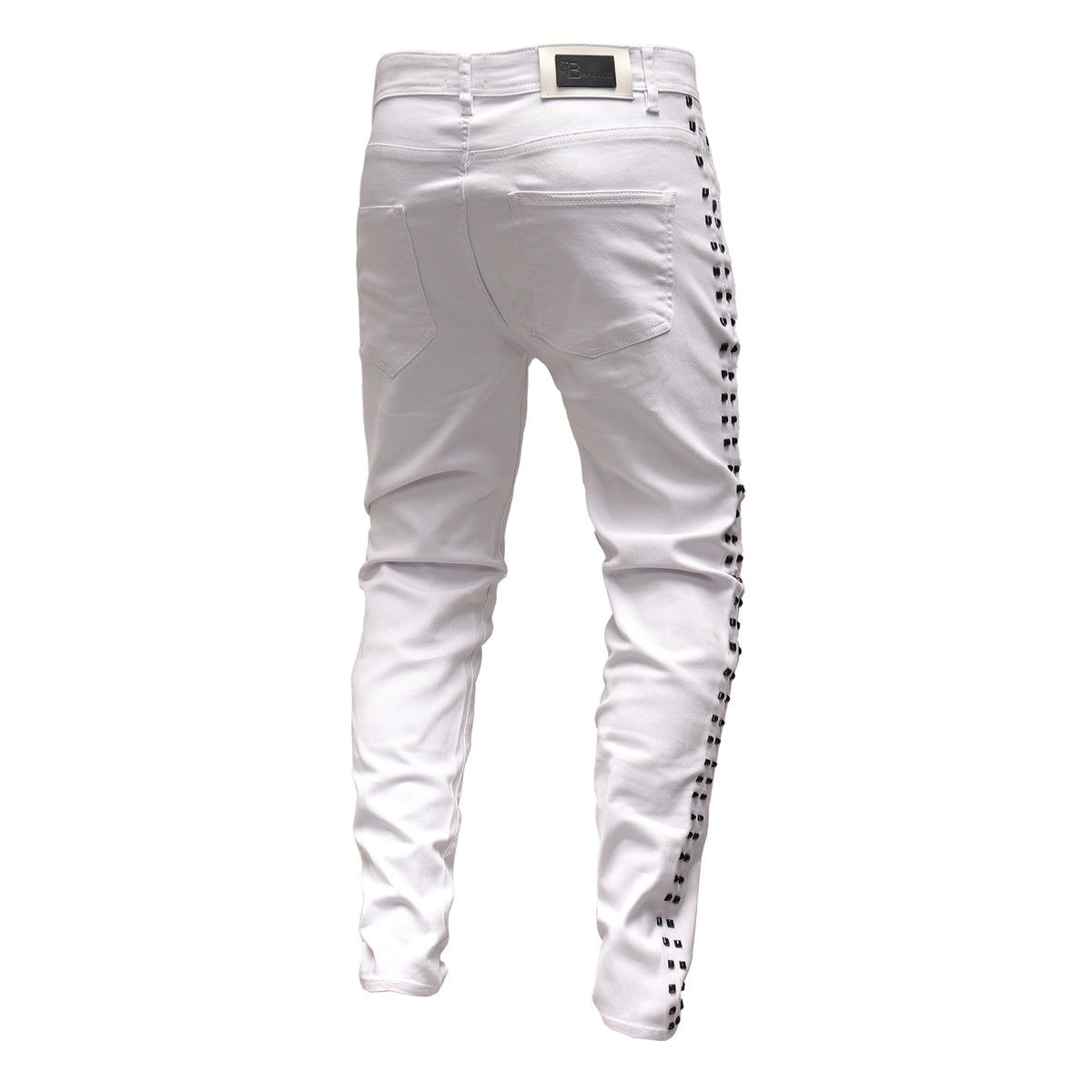 Barocco City Sleek Men's Pants - White