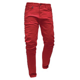 Barocco City Sleek Men's Pants - Red