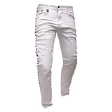 Barocco City Sleek Men's Pants - White
