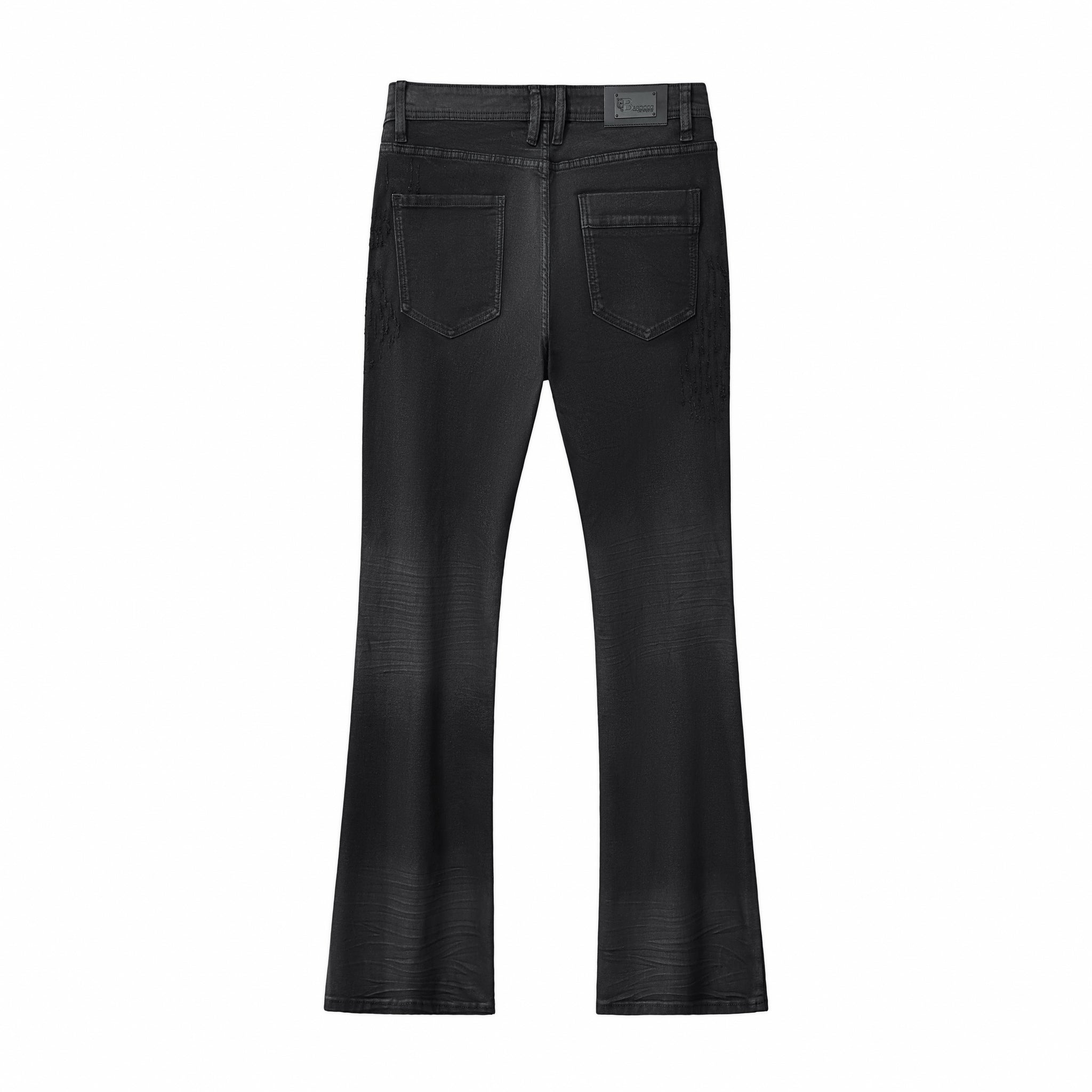 Obsidian Distressed Denim Pant BLACK – Franky Fashion