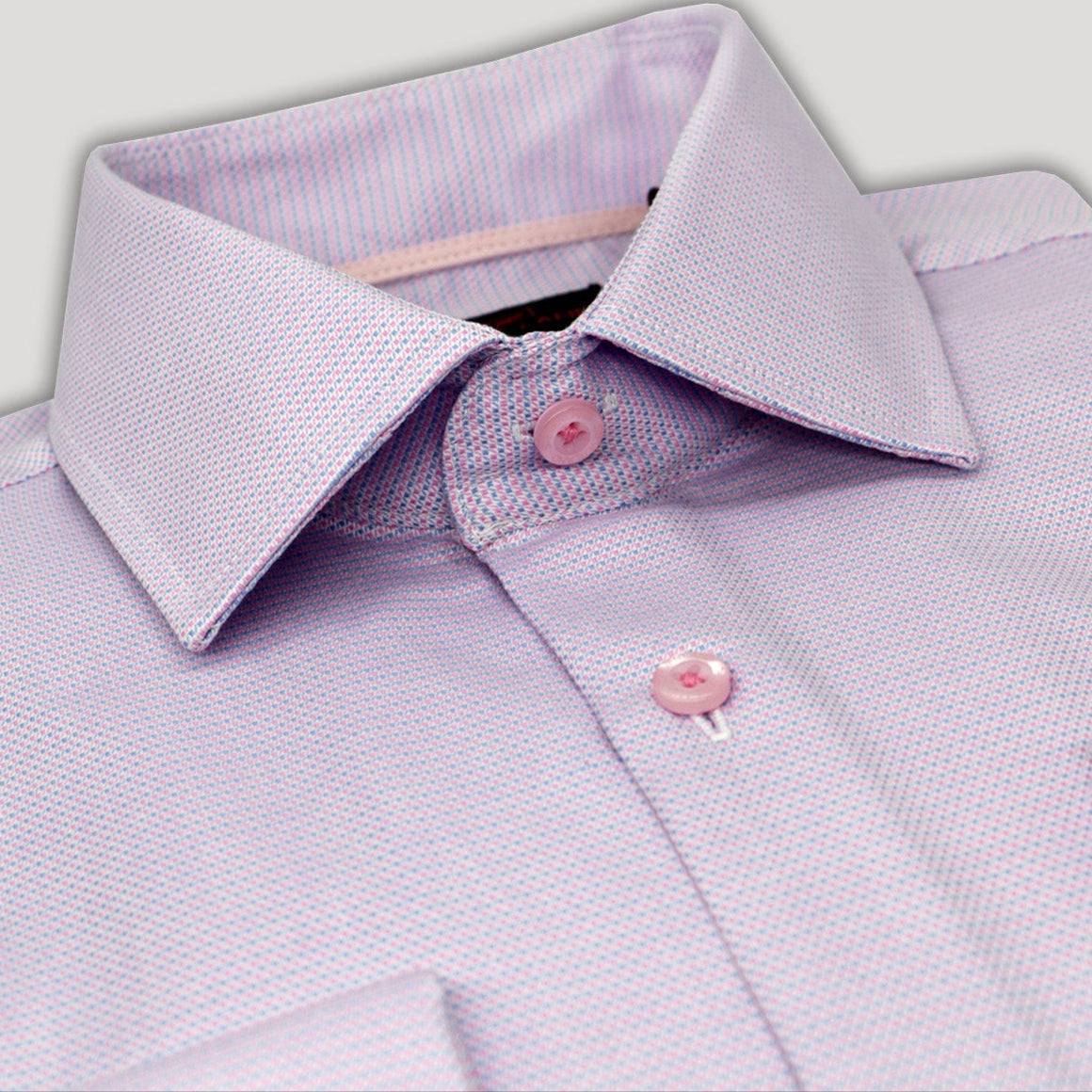 Brompton Point Collar Rounded French Cuff Dress Shirt – Blue | DS2322