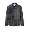 Seamless Geo Print Shirt – El Baron BLACK