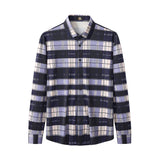 El Baron Seamless Classic Plaid Men's Shirt - Navy
