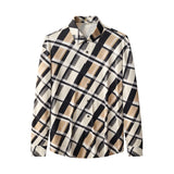 El Baron Seamless Bold Plaid Men's Shirt - Khaki