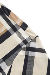 El Baron Seamless Bold Plaid Men's Shirt - Khaki