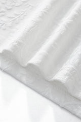 Embossed Paisley Tee – El Baron WHITE