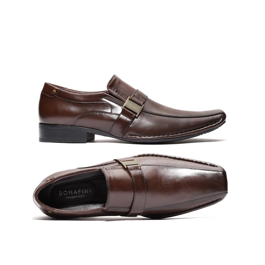 Men's Slip-on Loafer Shoes Black, White, Dark Brown | G-229