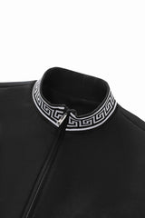 Barocco Imperial Trim Men's Lounge Set - Black