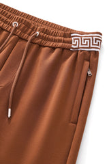 Barocco Imperial Trim Men's Lounge Set - Brown