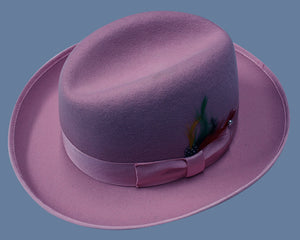 100% Wool God Father Hat - Lavender