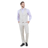 Men's Slim-Fit 3pc Suit, Notch Lapel
