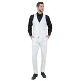 Ivory Men's Sharskin Slim-Fit 3-Piece Suit