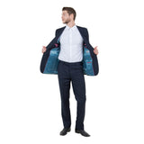 Navy Solid 2-PC Slim Fit Performance Stretch Suits