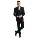 Men's Skinny-Fit Solid 3pc Suit