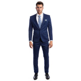 Men's Skinny-Fit 2pc Suit w/ Peak Lapel