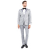 Men's Tailored-Fit Suits Separates Tuxedo Jacket w/ Notch Lapel