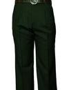 Men’s Hunter regular fit pleated pants super 150’s wool open inseam STATEMENT SUITS PA-200A