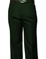 Men’s Hunter regular fit pleated pants super 150’s wool open inseam STATEMENT SUITS PA-200A