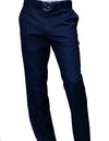 Men’s Sapphire flat-front pants modern fit Super 150’s wool STATEMENT SUITS PA-200B