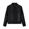 Radiant Embellished Denim Jkt – Century Penthouse BLACK