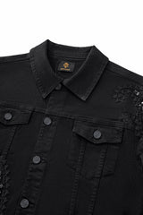 Eminence Paisley Denim Jkt – Century Penthouse BLACK