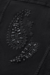 Eminence Paisley Denim Jkt – Century Penthouse BLACK