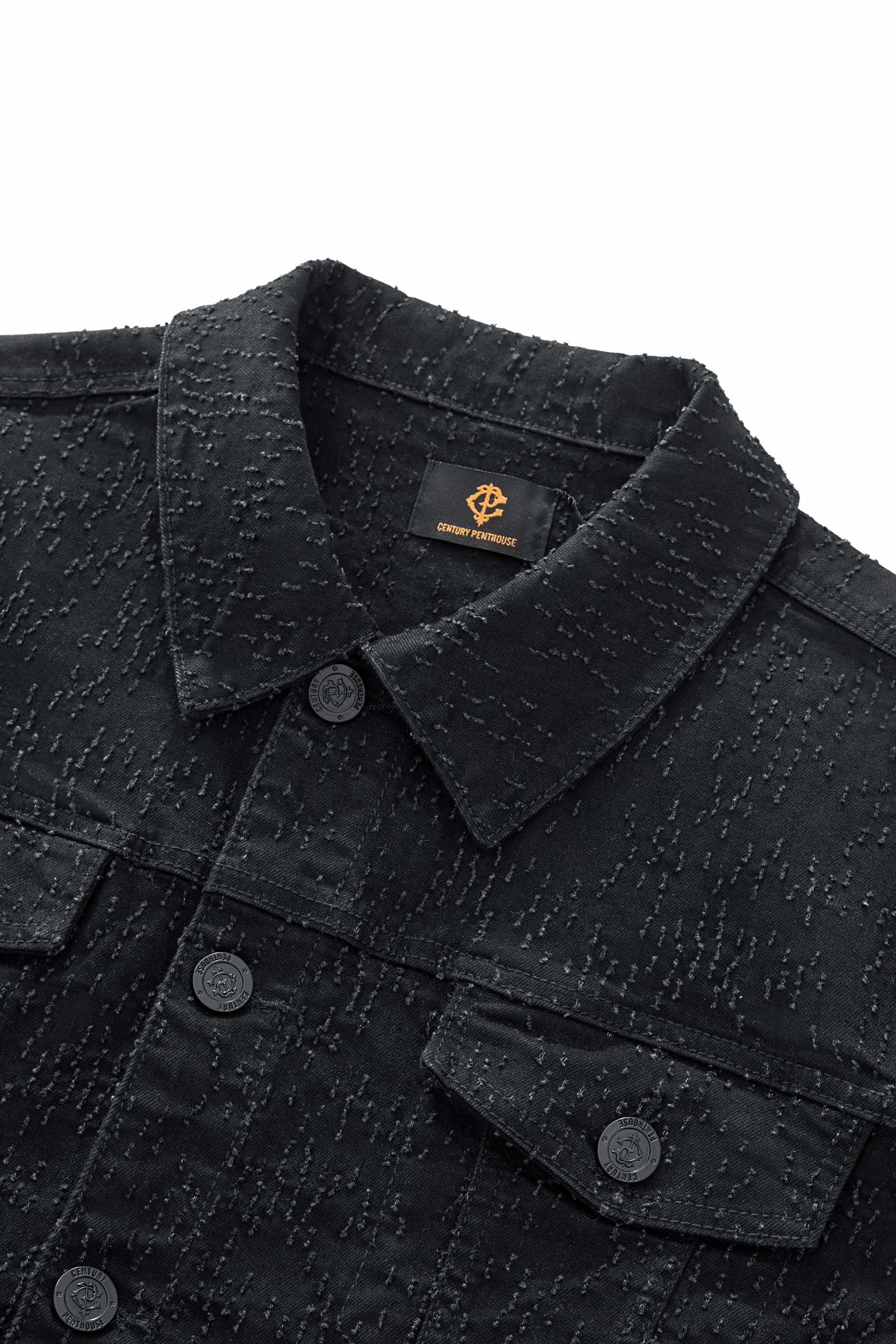 Sanctum Cross Denim Jkt – Century Penthouse BLACK/BLACK – Franky