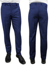 Men’s Sapphire slim fit flat-front pants super 150’s wool STATEMENT SUITS PL-100